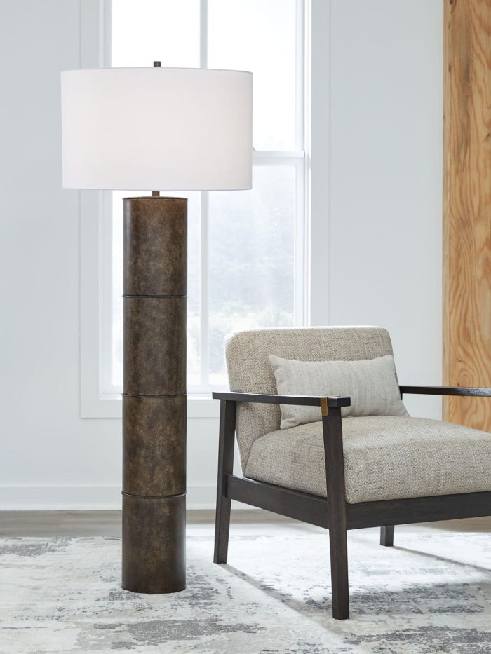 Jebson - Dark Bronze Finish - Metal Floor Lamp - Image 4