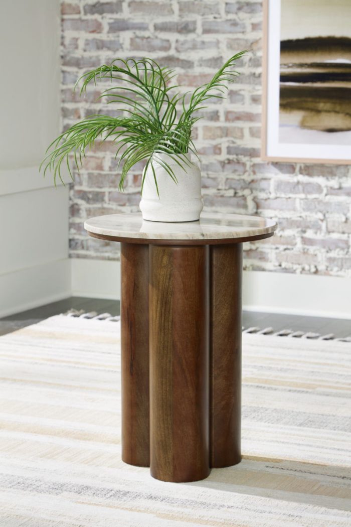Henfield - Beige / Brown - Accent Table - Image 3