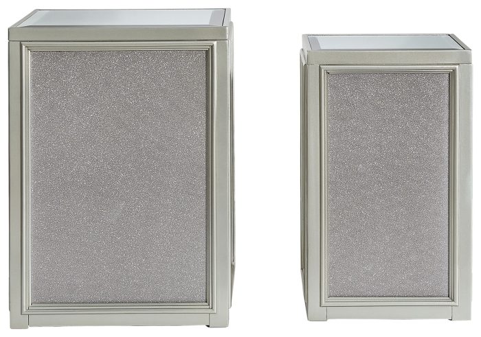 Traleena - Silver Finish - Nesting End Tables (Set of 2) - Image 3