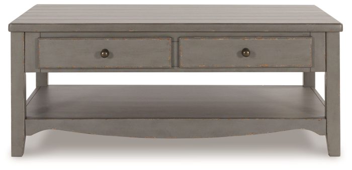 Charina - Antique Gray - Rectangular Cocktail Table - Image 4