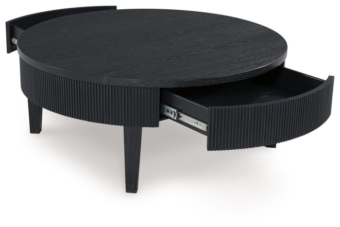 Marstream - Black - Round Cocktail Table - Image 4