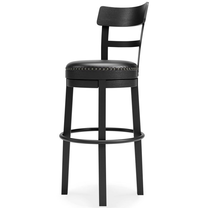 Valebeck - Tall Upholstered Swivel Barstool - Image 2