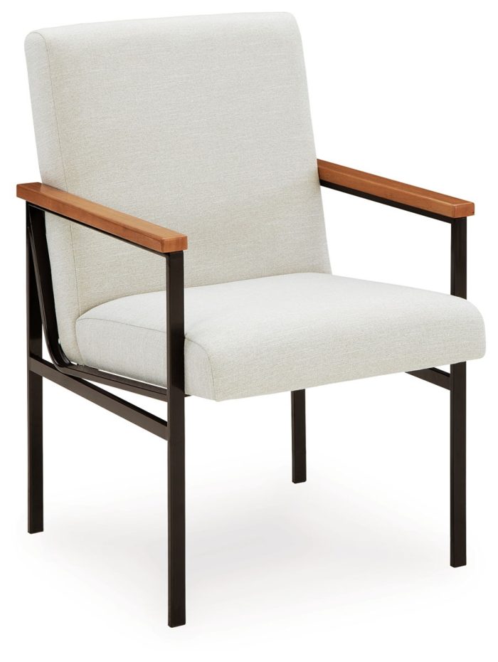 Dressonni - Brown - Dining Upholstered Arm Chair (Set of 2) - Image 4