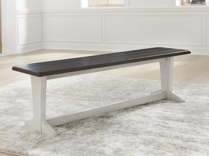 Darborn - Gray / Brown - Large Dining Room Bench - Image 4