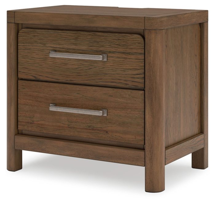Cabalynn - Light Brown - Two Drawer Night Stand - Image 4