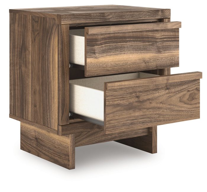 Chirason - Brown - Two Drawer Night Stand - Image 2