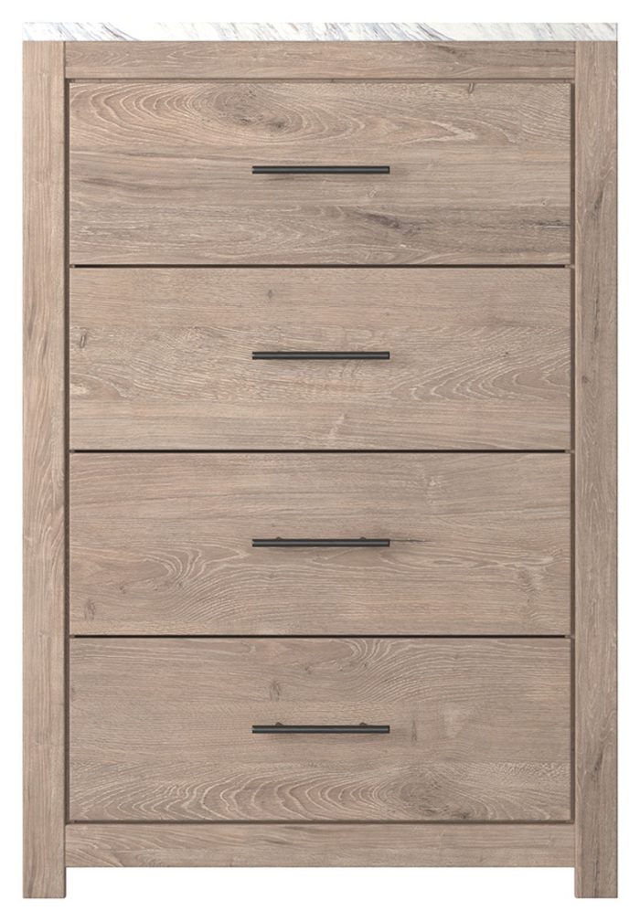 Senniberg - Light Brown - Four Drawer Chest - Image 3