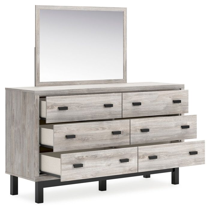 Vessalli - Gray - Dresser And Mirror - Image 4
