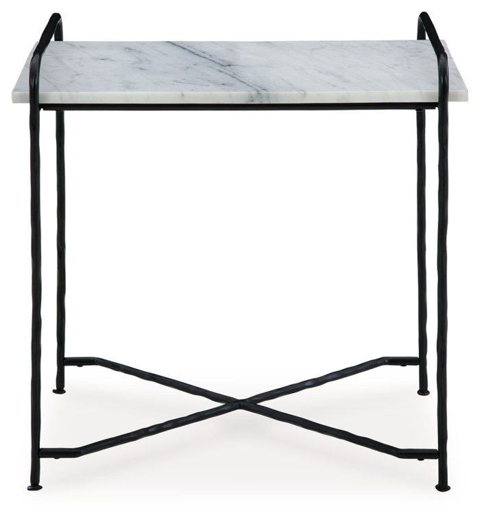 Ashber - White / Black - Accent Table - Image 2
