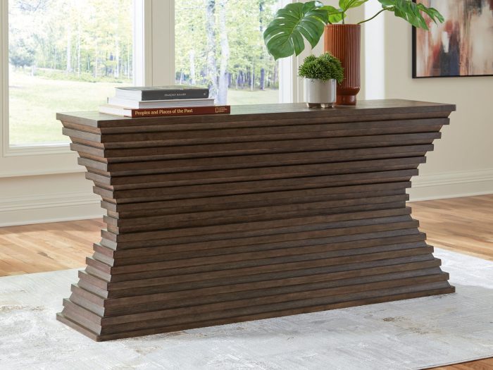 Hannodream - Warm Brown - Sofa Table - Image 2