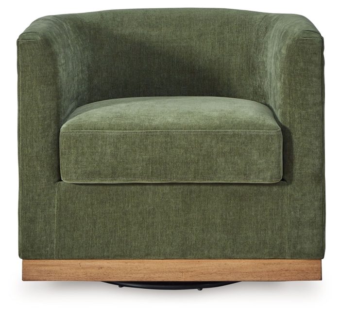 Jersonlow - Forest Green - Swivel Chair - Image 2
