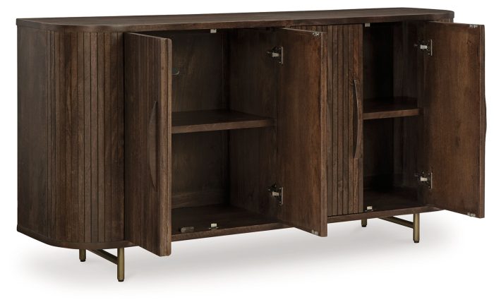 Amickly - Dark Brown - Accent Cabinet - Image 3