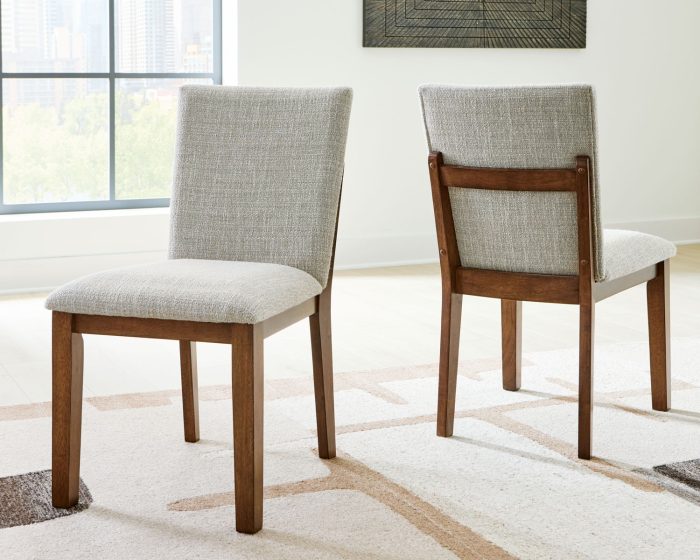 Kraeburn - Beige / Brown - Dining Upholstered Side Chair (Set of 2) - Image 4