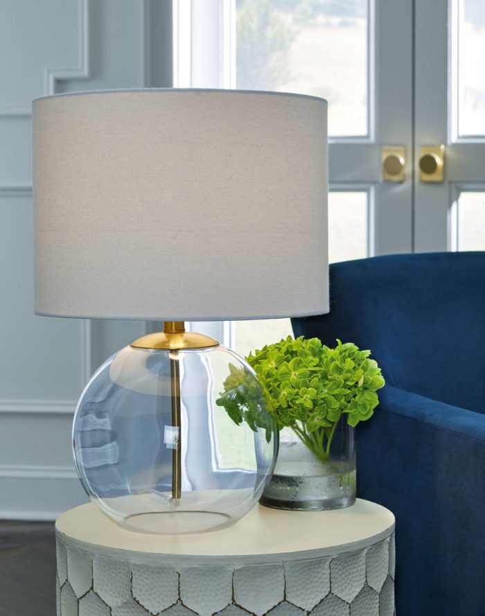 Samder - White - Glass Table Lamp - Image 2