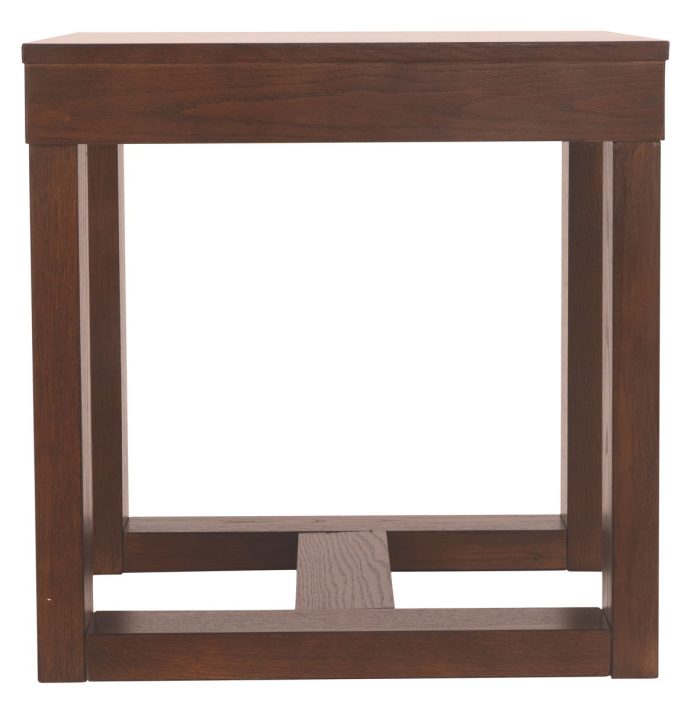 Watson - Dark Brown - Square End Table - Image 2