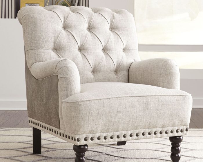 Tartonelle - Ivory / Taupe - Accent Chair - Image 2