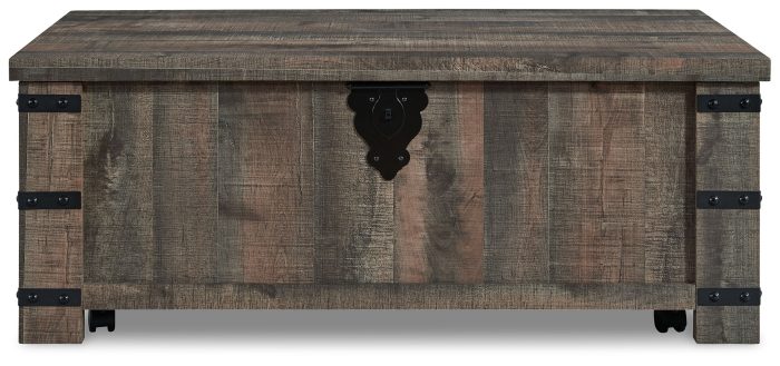 Hollum - Rustic Brown - Lift Top Cocktail Table - Image 3