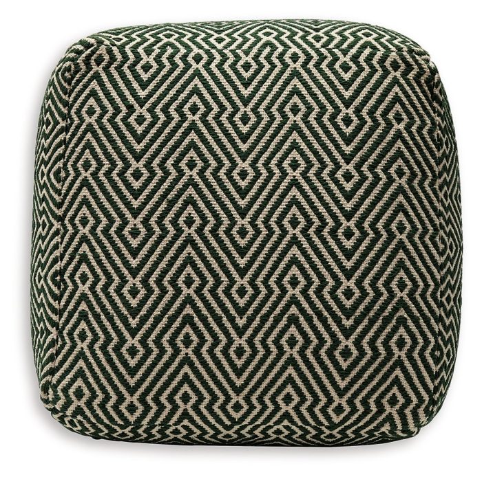 Abacy - Green / Ivory - Pouf - Image 3