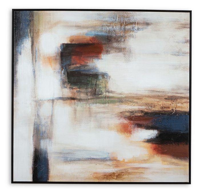 Pigeonford - White / Teal / Gold - Wall Art - Image 4