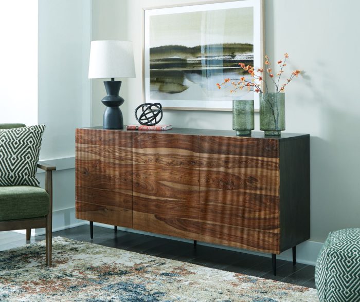 Darrey - Natural / Brown - Accent Cabinet - Image 4
