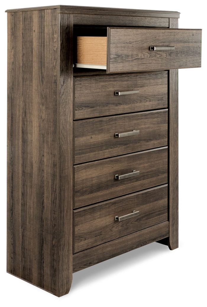 Juararo - Dark Brown - Five Drawer Chest - Image 4