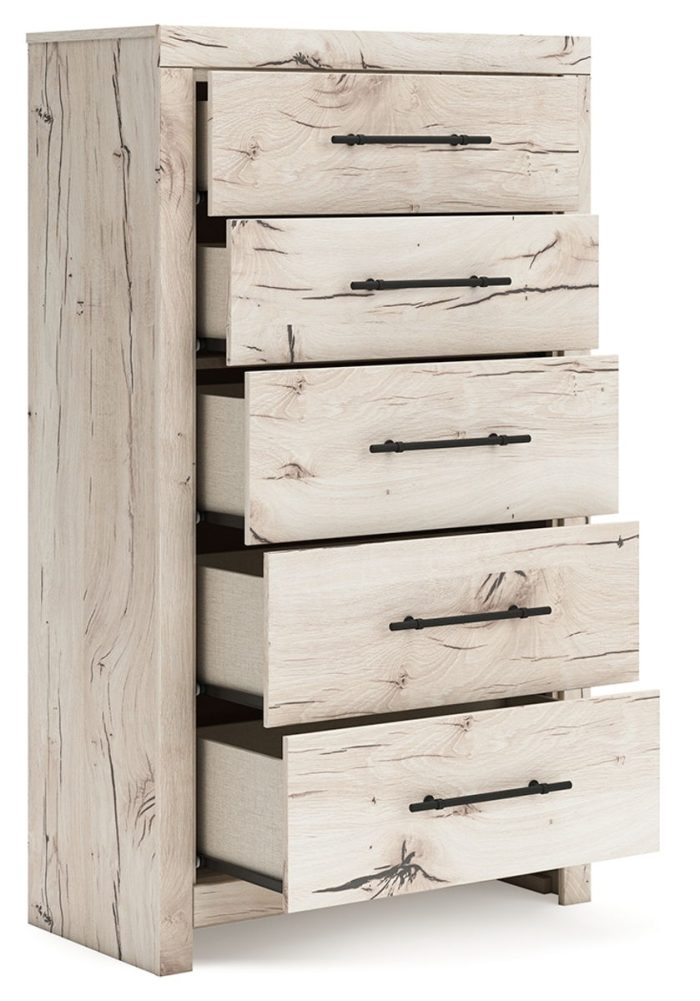 Lawroy - Light Natural - Five Drawer Chest - Image 4
