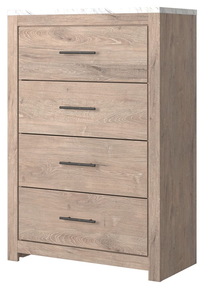 Senniberg - Light Brown - Four Drawer Chest - Image 4