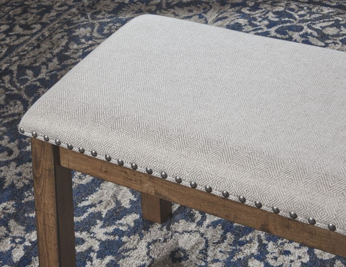 Moriville - Beige - Upholstered Bench - Image 3