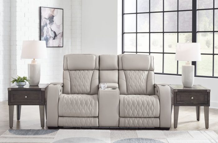 Boyington - Power Reclining Loveseat With Console/Adj Hdrst - Image 2