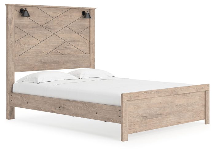 Senniberg - Panel Bed With Sconces - Image 2