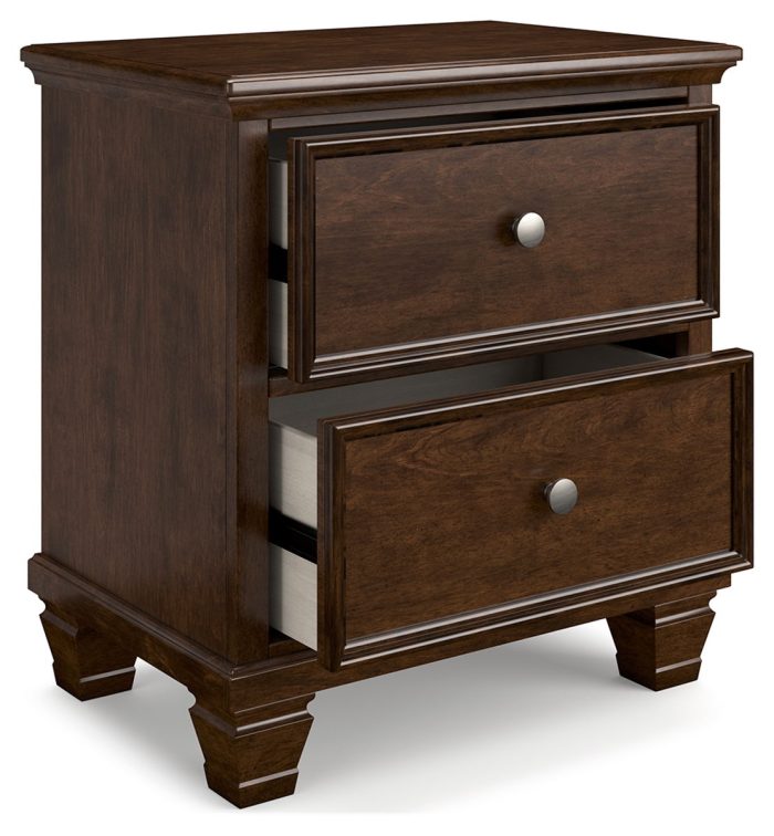 Danabrin - Brown - Two Drawer Nightstand - Image 3