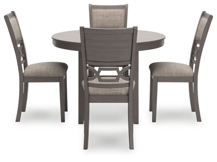 Wrenning - Gray - Dining Room Table Set (Set of 5) - Image 2