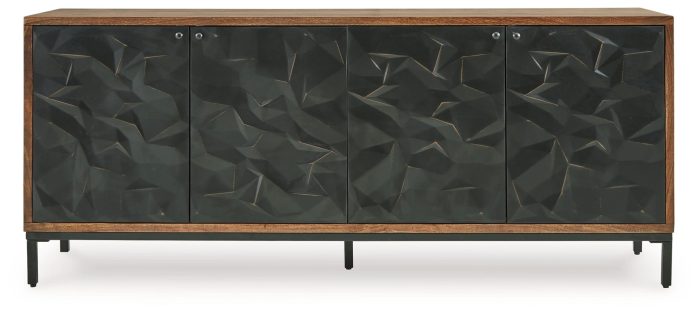 Dorannby - Black / Brown - Accent Cabinet - Image 4
