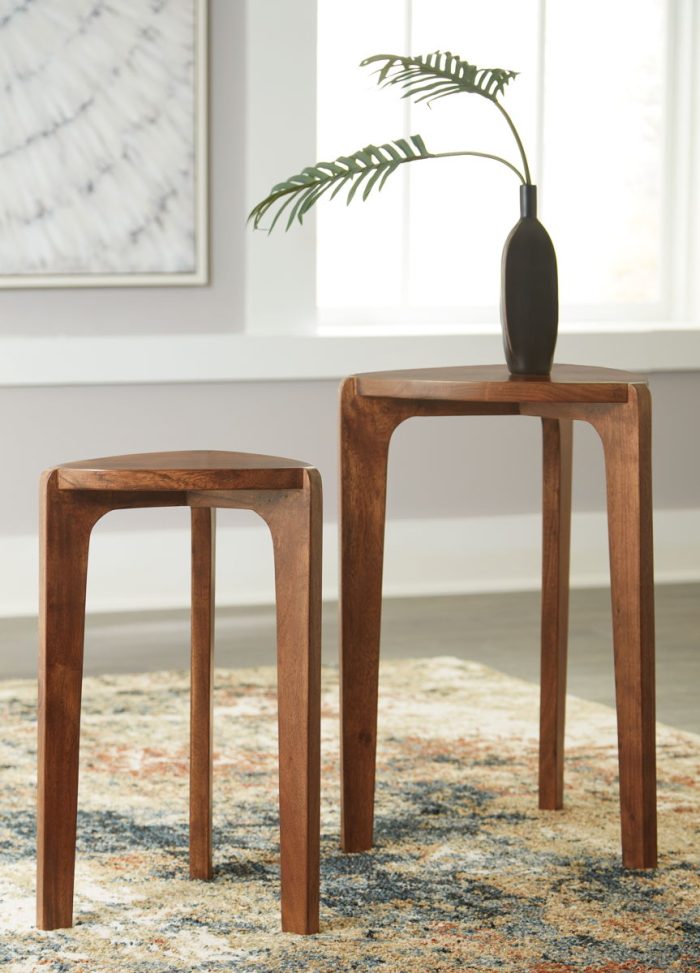 Brynnleigh - Medium Brown - Accent Table Set (Set of 2) - Image 4
