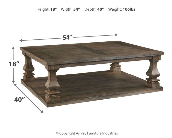 Johnelle - Gray - Rectangular Cocktail Table - Image 2