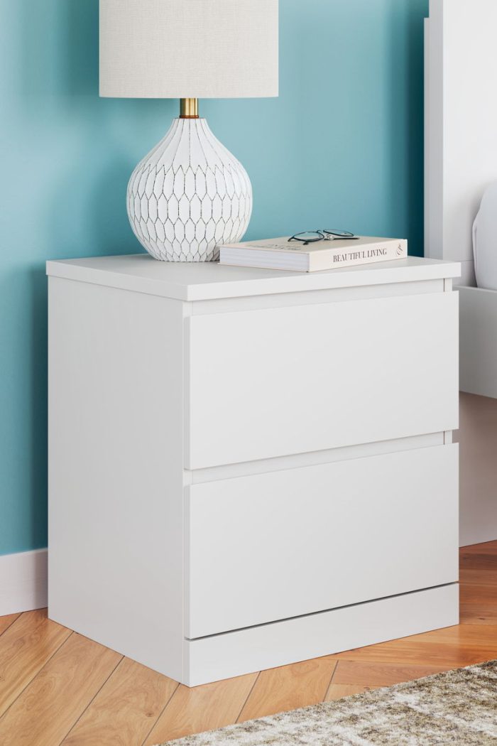 Onita - White - Two Drawer Night Stand - Image 3