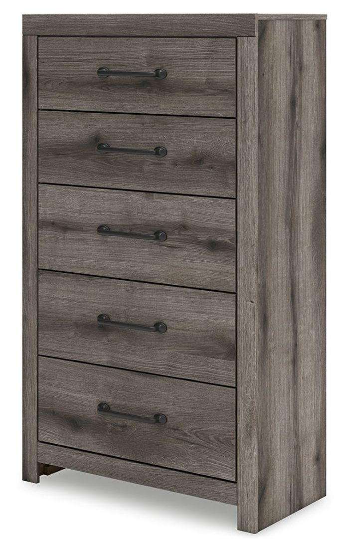 Graystorm - Brown Gray - Five Drawer Chest - Image 3