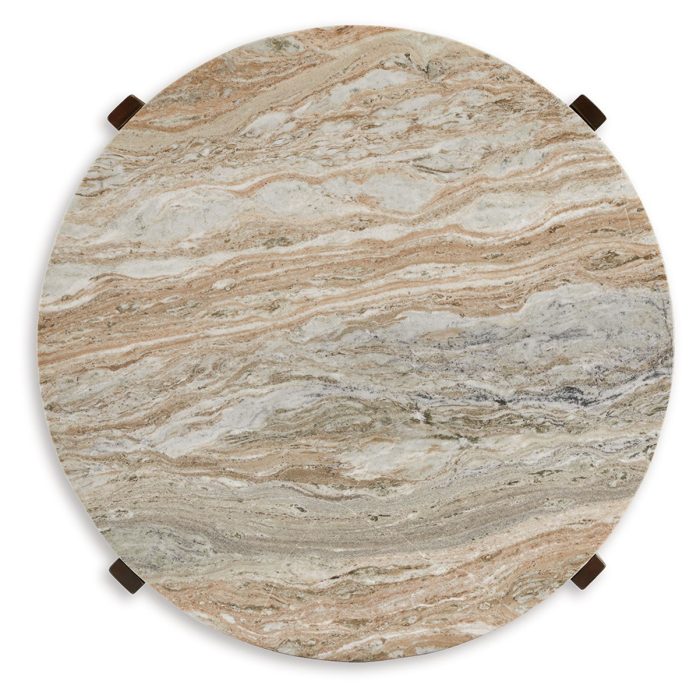Tanidore - Warm Brown - Round Cocktail Table - Image 4