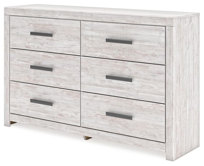 Cayboni - Whitewash - Six Drawer Dresser - Image 4