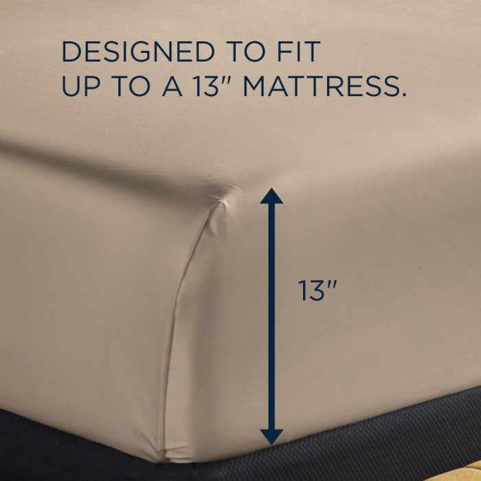 Linens - Tempur Luxe Egyptian Cotton Sheet Set - Image 79