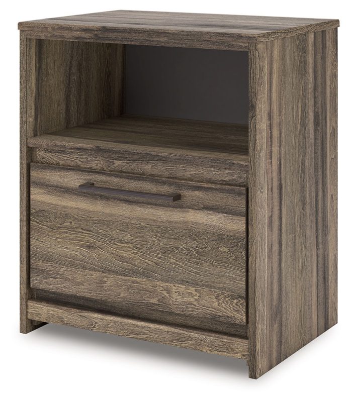 Elbrim - Brown - One Drawer Night Stand - Image 3