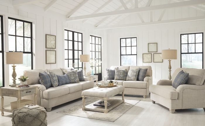 Traemore - Linen - Chair and a Half - Image 4