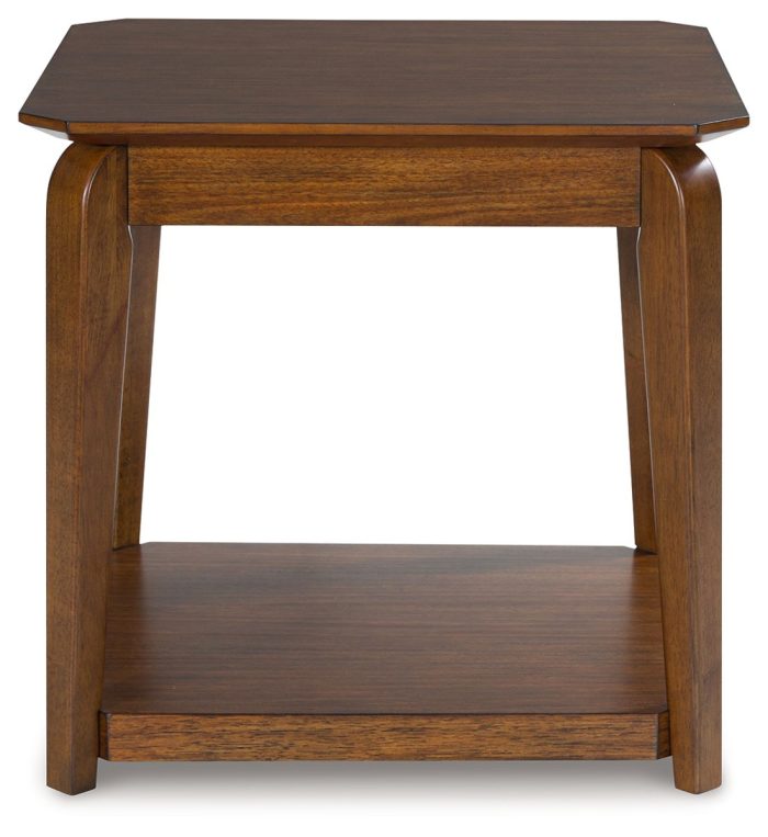 Trenmour - Medium Brown - Square End Table - Image 3