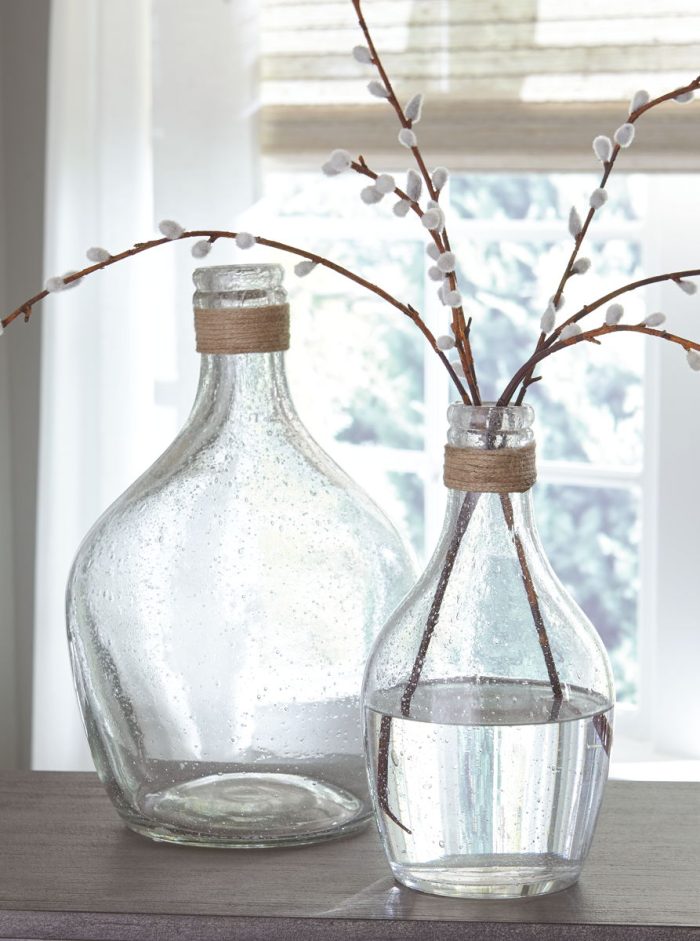 Marcin - Clear - Vase Set (Set of 2) - Image 2