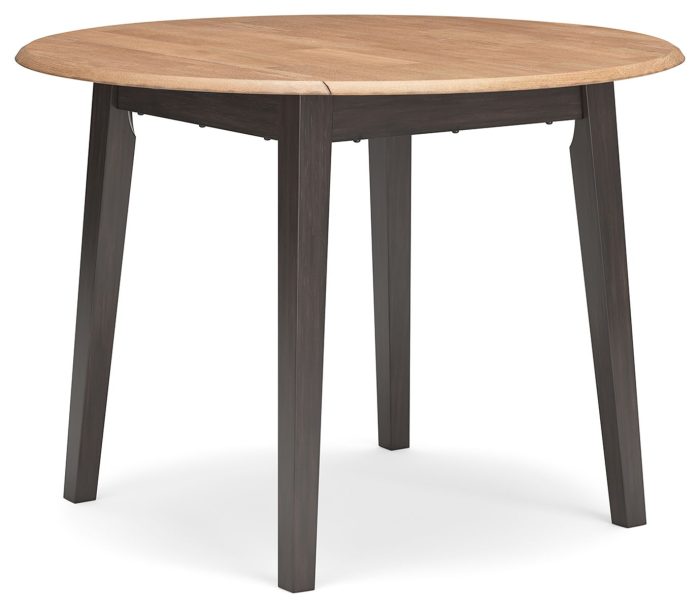 Gesthaven - Round Dining Room Drop Leaf Table Set - Image 5