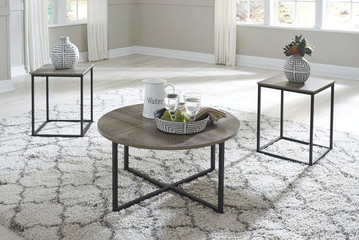 Wadeworth - Brown / Beige - Occasional Table Set (Set of 3) - Image 4