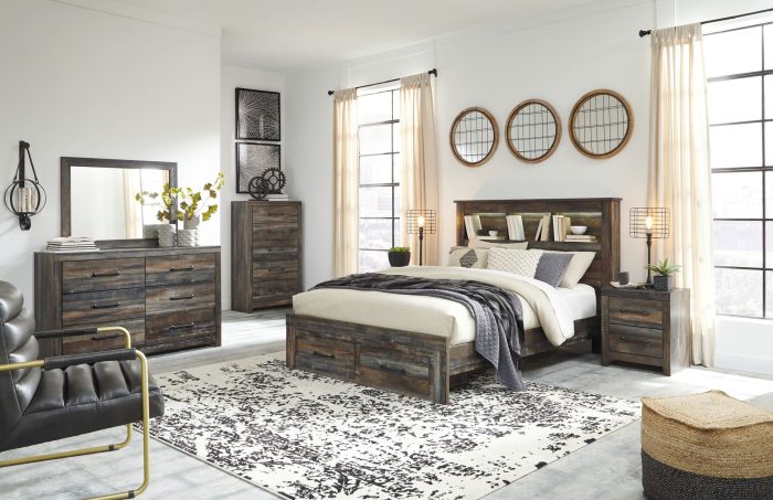 Drystan - Panel Bookcase Bed - Image 8
