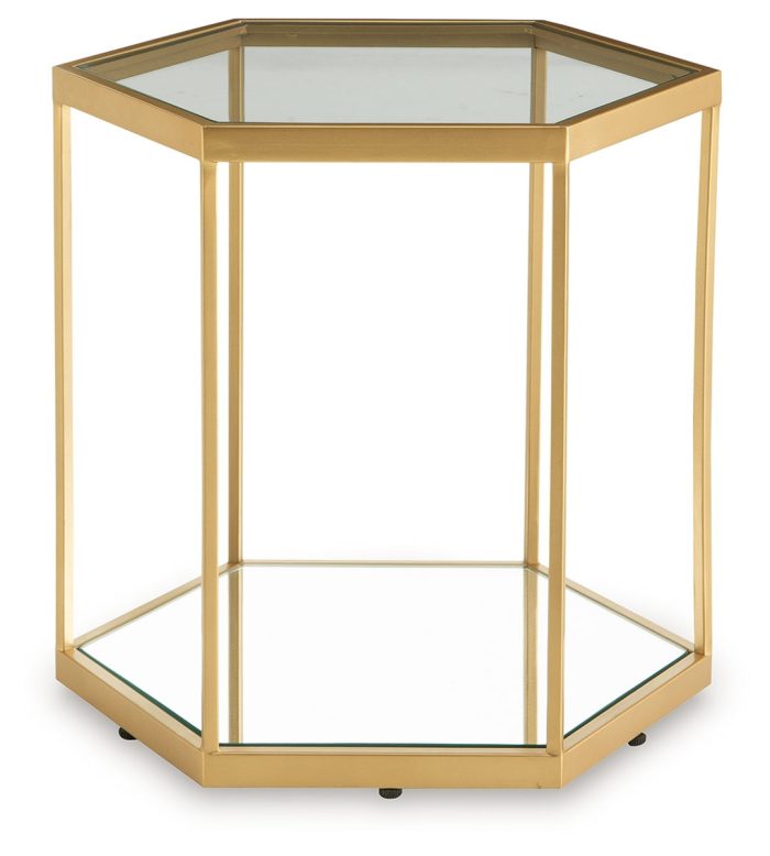 Veerwick - Gold Finish - Accent Cocktail Table - Image 4