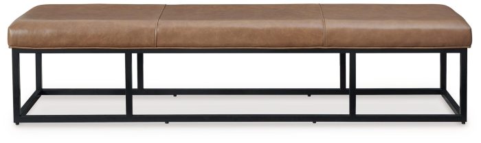 Joston - Caramel - Accent Bench - Image 4