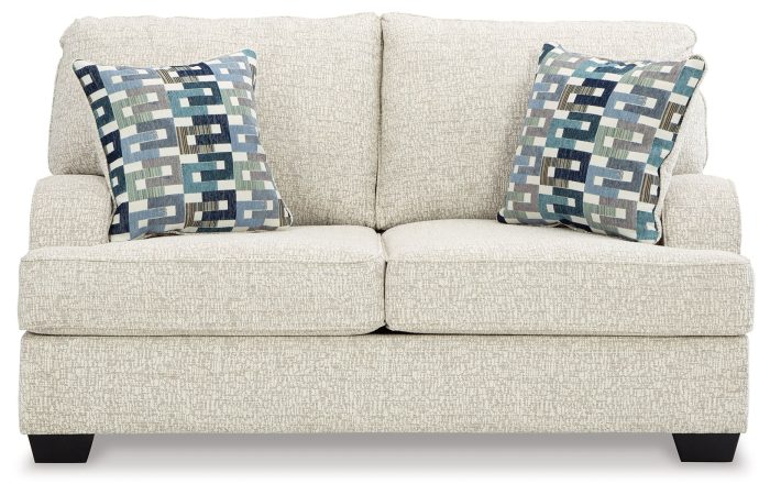 Valerano - Parchment - Loveseat - Image 2
